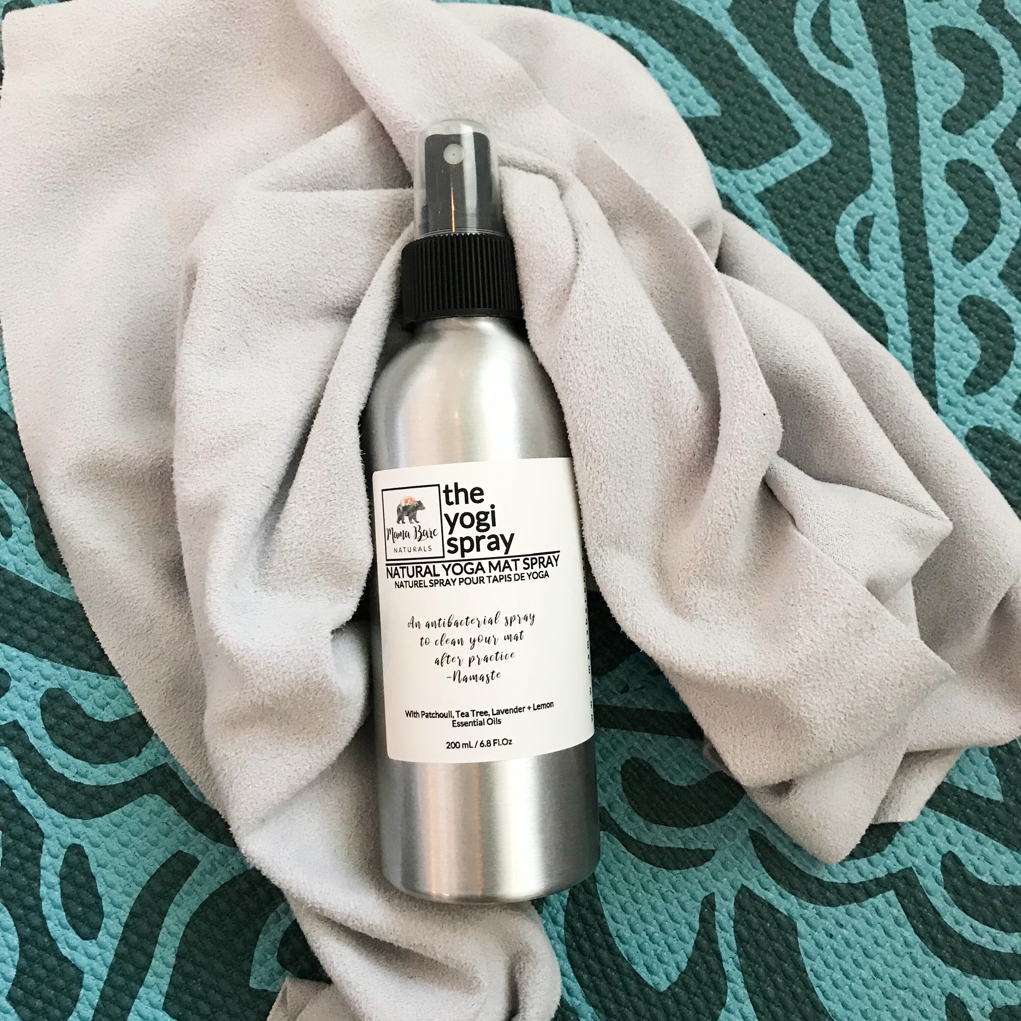 Antibacterial Yoga Mat Spray Mama Bare Naturals